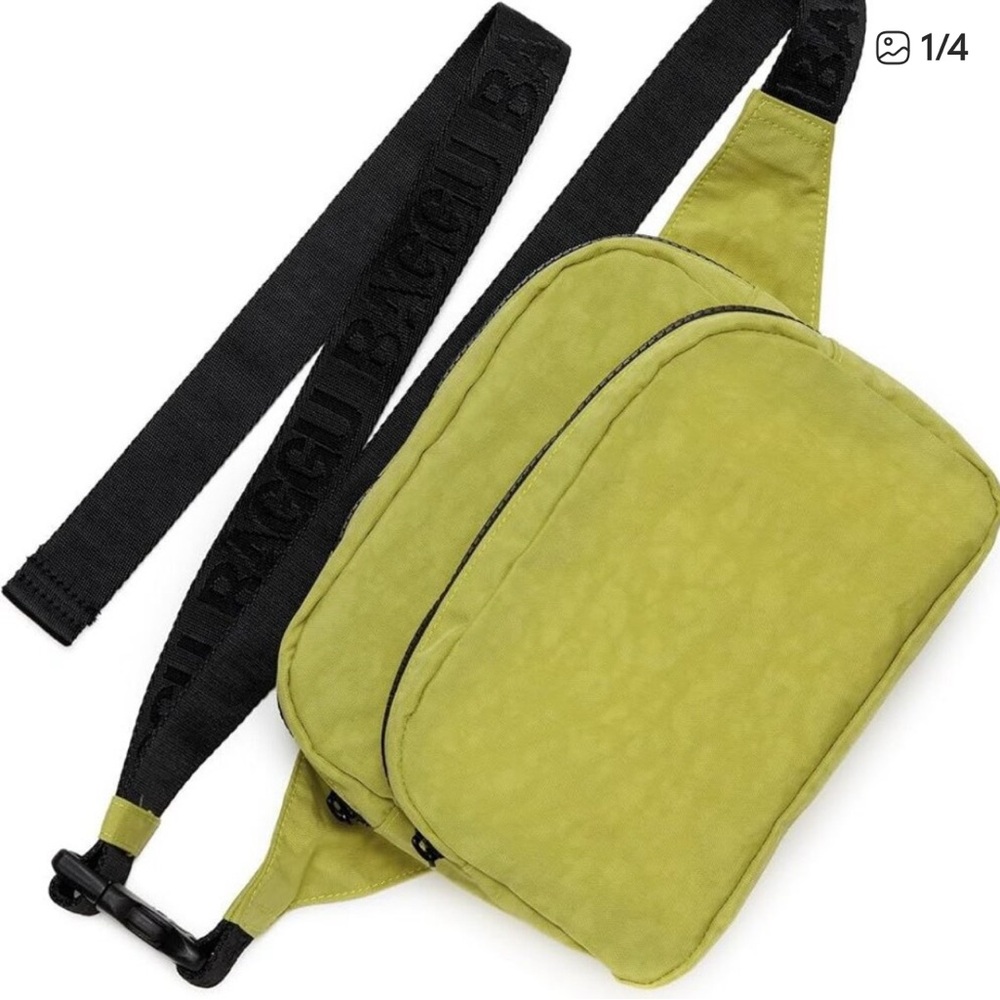 BAGGU SOUR CHARTREUSE Belt Bag